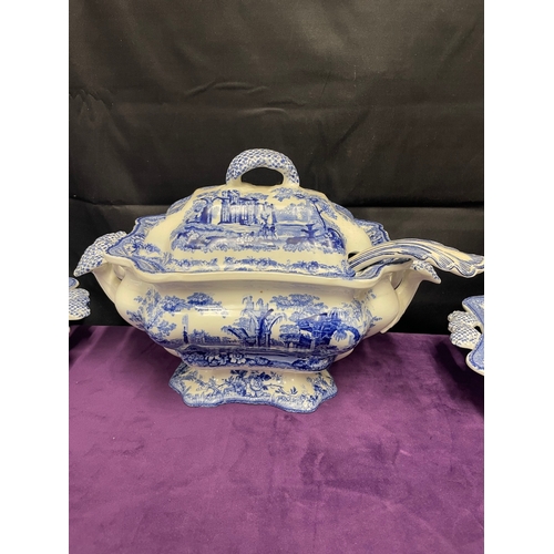 122 - 19th Century Blue & White Ironstone 