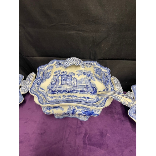 122 - 19th Century Blue & White Ironstone 