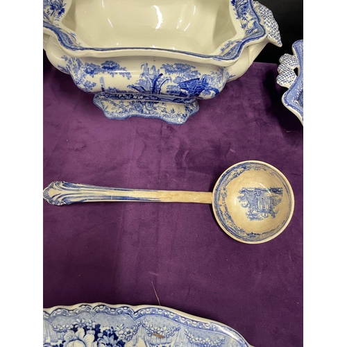 122 - 19th Century Blue & White Ironstone 