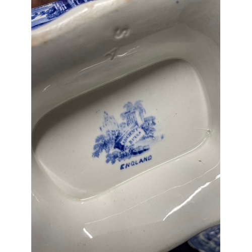 122 - 19th Century Blue & White Ironstone 