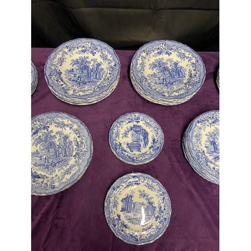 123 - 19th Century Blue & White Ironstone 