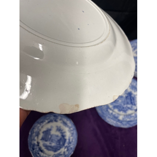 123 - 19th Century Blue & White Ironstone 