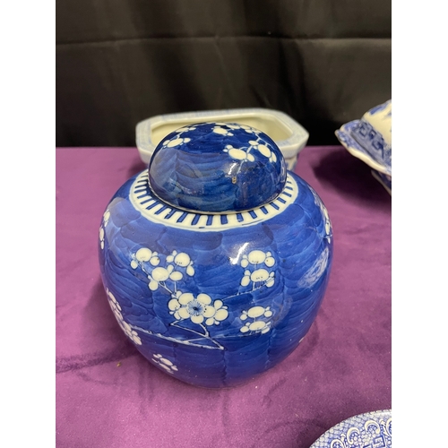 125 - Collection of Blue & White Ceramics Oriental Themed