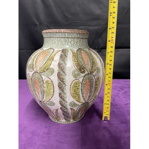 128 - Vintage 1960's Denby Vase by Glyn Colledge - 23cm x 18cm