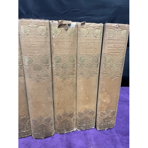 154 - 10 Volumes of The Novels of Jane Austen 1905 Edinburgh John Grant