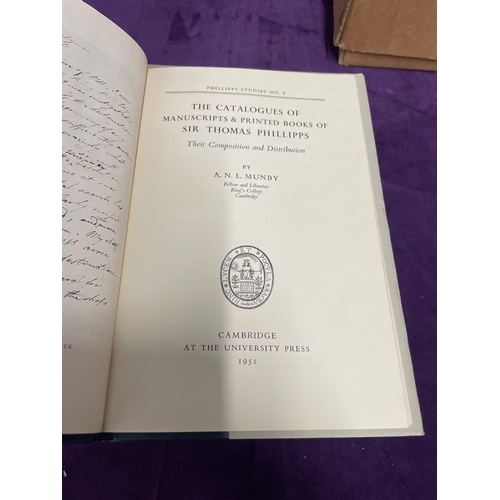 170 - 5 1st Edition Volumes 1951 The Catalogues of Manuscripts & Printed Books of Sir Thomas Phillipps by ... 