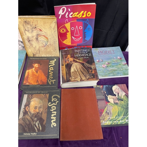 176 - Collection of artist reference books / impressionist artists / Picasso, Paula Rego, Monet, Van Gogh ... 