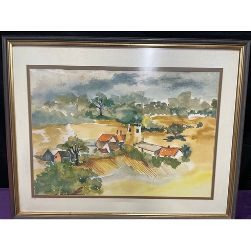 189 - Framed watercolour 