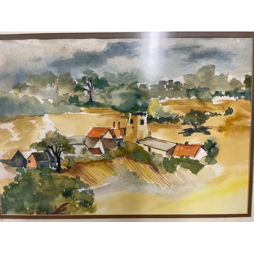 189 - Framed watercolour 