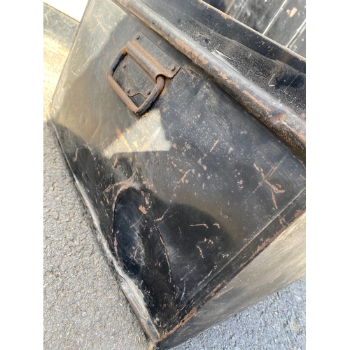 306 - Three Vintage Metal Trunks