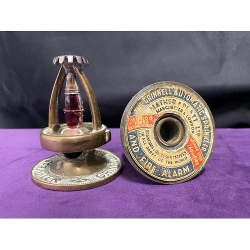 216 - Two vintage Brass Grinnell Automatic Sprinklers c1915