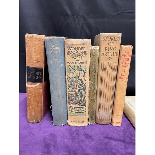 230 - Collection of vintage books inc Alice in Wonderland 1888, 1st edition The Mystery that never was Eni... 