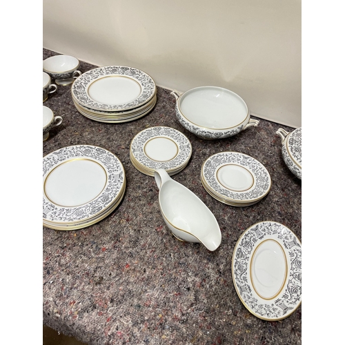 240 - Chinastyle Fine Earthenware Dinner Service - as shown not complete but in good order