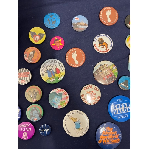 251 - Collection of vintage 1970's-1990's Badges