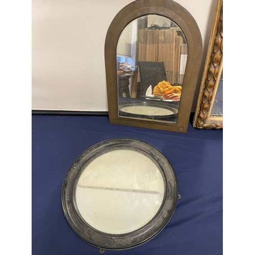 265 - Collection of vintage wall mirrors