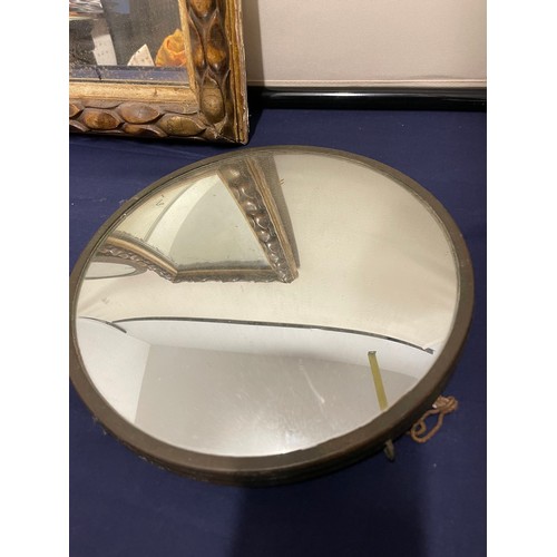 265 - Collection of vintage wall mirrors