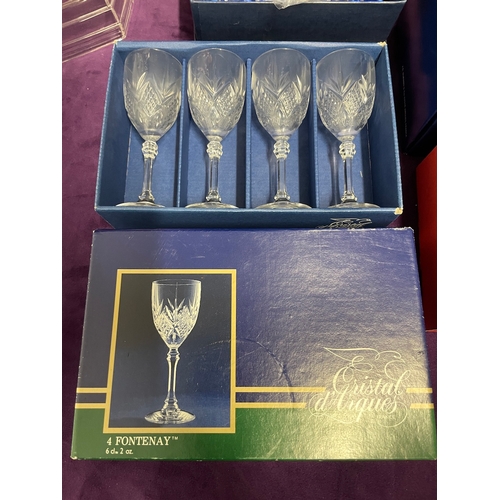 289 - Collection of boxed crystal ware