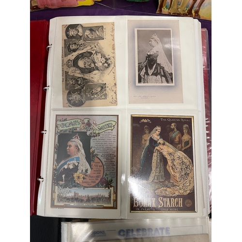 290 - A great period collection of Royal Family Postcards , Photographs, Ephemera in Monarchy Order Queen ... 