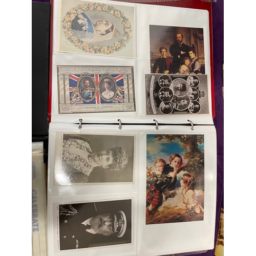 290 - A great period collection of Royal Family Postcards , Photographs, Ephemera in Monarchy Order Queen ... 