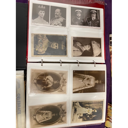 290 - A great period collection of Royal Family Postcards , Photographs, Ephemera in Monarchy Order Queen ... 