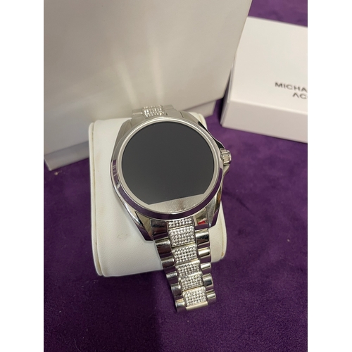 230D - Michael Kors Ladies Smart Watch in box with accessories