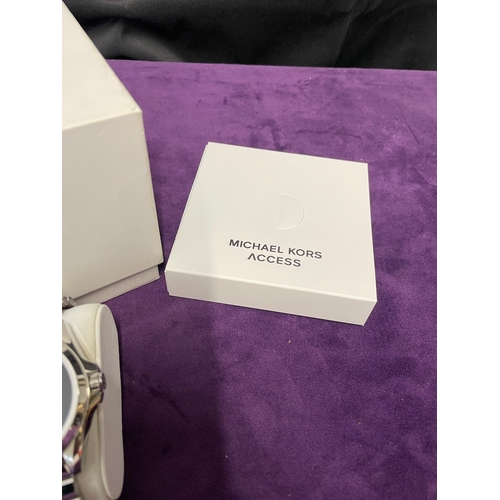 230D - Michael Kors Ladies Smart Watch in box with accessories