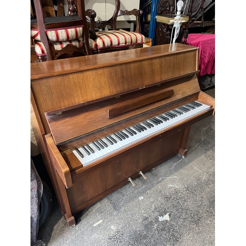 340 - Teak Chappell Upright Piano with an excellent Schwander Action -57