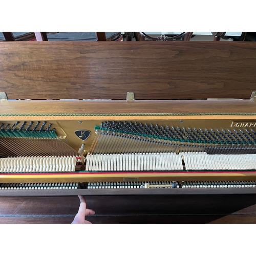 340 - Teak Chappell Upright Piano with an excellent Schwander Action -57