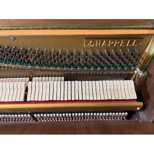 340 - Teak Chappell Upright Piano with an excellent Schwander Action -57