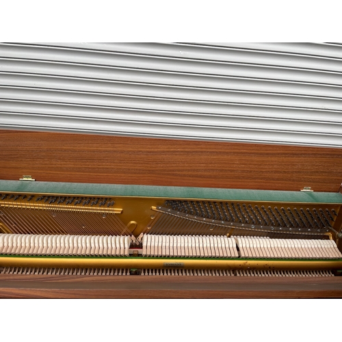 341 - Teak Zender Upright Piano with Schwander Action - 52