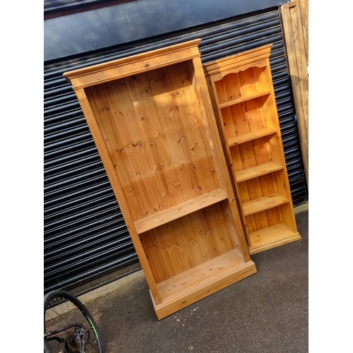 347 - Two Pine Bookshelves 
Small - 22