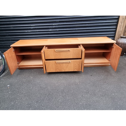 355 - Mid Century Teak Sideboard Bottom 201cm x 45cm x 55cm