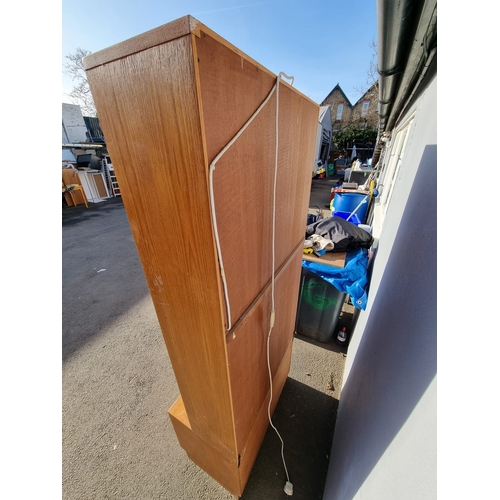 361 - Mid Century G Plan Fresco Teak Bookcase / Cupboard - 82cm x 46cm x 198cm