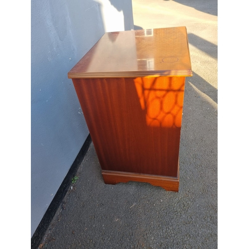 380 - Vintage Mahogany three drawer cabinet