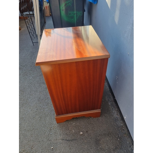 380 - Vintage Mahogany three drawer cabinet