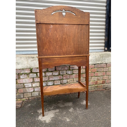 395 - A lovely Art Nouveau Oak Secretaire c1910