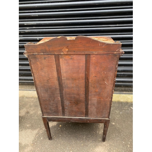 407 - 19th Century Games Table + Antique Mahogany Sheet Music Cabinet A/F