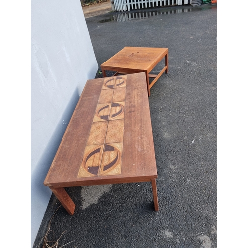 419 - Two Mid Century Danish Teak Coffee Tables
Tiled - Trioh 1978