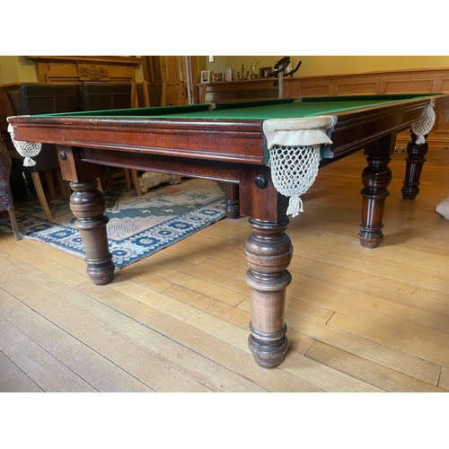 428 - Snooker Table includes balls / triangle / and some cues