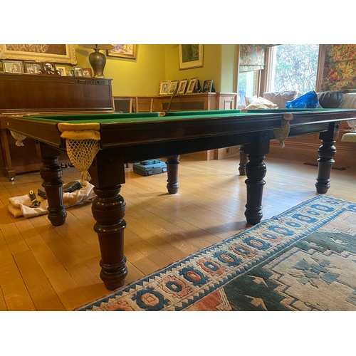 428 - Snooker Table includes balls / triangle / and some cues