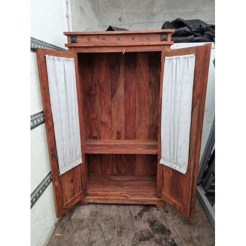 429 - Modern Teak Cupboard 31.5