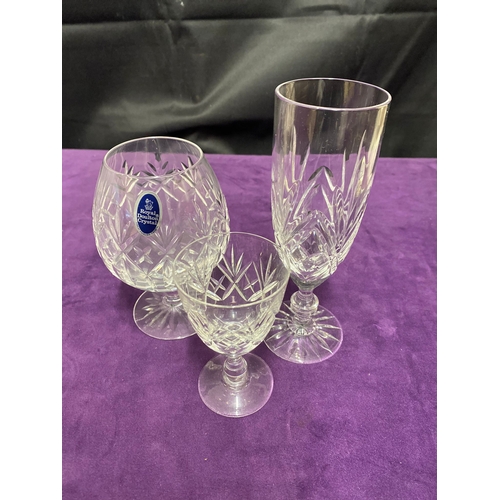 336 - Royal Doulton Crystal Glasses