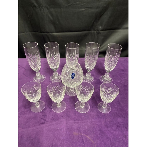 336 - Royal Doulton Crystal Glasses