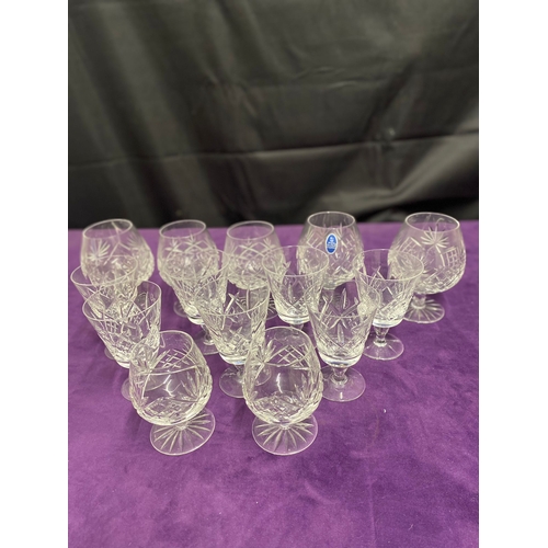 337 - Royal Doulton Crystal Glasses