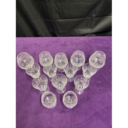 337 - Royal Doulton Crystal Glasses