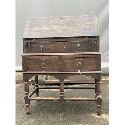 281 - Antique Oak Bureau 

Dimensions - 30