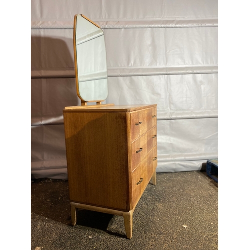 314 - Mid Century Lebus Link dressing table with three dove tailed joint drawers. 

For dimensions please ... 