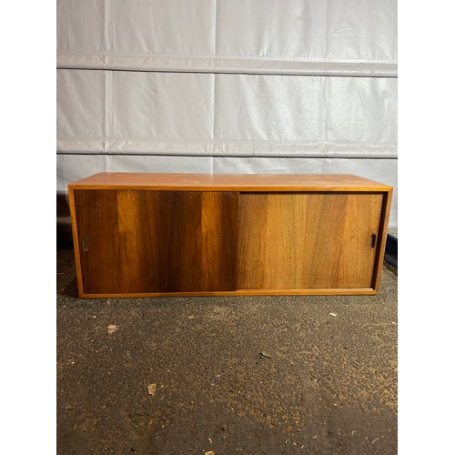 327 - A quantity of mid century teak Shelving / Ladderax Cupboards compartments 

Please see images for al... 