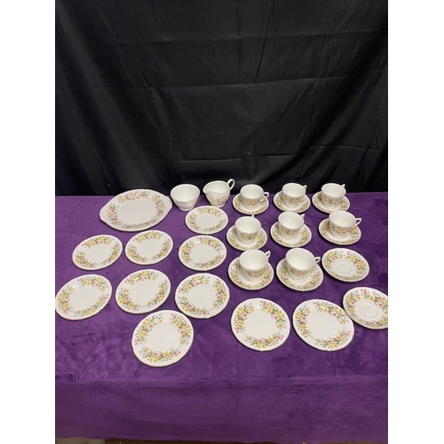 83 - Vintage 31 Piece Colclough Bone China Tea Service