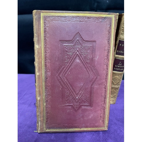 84 - 7 Vols Original Leather Bound Novels & Romances of The Author of Waverley - Edinburgh 1825 Scott, Si... 